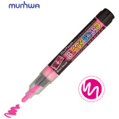   Маркер меловой MunHwa "Black Board Marker" розовый, 3мм, водная основа