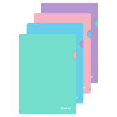 Папка-уголок Berlingo "Haze" А4, 200мкм, софт-тач, двухцветная