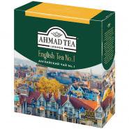 Чай Ahmad Tea "Английский чай №1", черный с бергамотом, 100 пакетиков по 2г