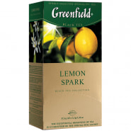 Чай Greenfield "Lemon Spark", черный, 25 фольг. пакетиков по 1,5г
