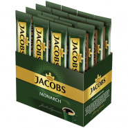 Кофе растворимый Jacobs "Monarch", гранулированный, порционный, шоубокс, 26 пакетиков*1,8г, картон