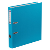   Папка-регистратор OfficeSpace, 50мм, бумвинил, с карманом на корешке, бирюзовая