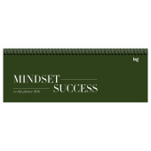   Планинг датированный 2026г., 64л., 285*100мм, картон, BG "Mindset", хаки, отд.фольгой, на гребне