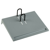   Подставка под календарь СТАММ, пластиковая, малая, серая 205*175*37мм