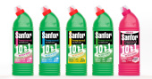 Чистящее средство для сантехники Sanfor Universal 10в 1., гель с хлором, 750мл в ассортименте