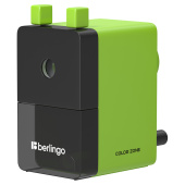   Точилка механическая Berlingo "Color Zone", салатовая/голубая/фиолетовая, пласт. корпус, инд. упак.
