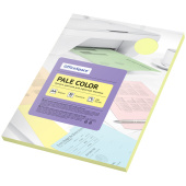 Бумага цветная OfficeSpace "Pale Color", А4, 80г/м2, 100л желтая
