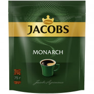 Кофе растворимый Jacobs "Monarch", сублимированный, мягкая упаковка, 75г
