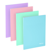   Папка с 10 вкладышами Berlingo "Haze" А4, 9мм, 600мкм, с внутр. карманом, софт-тач, ассорти