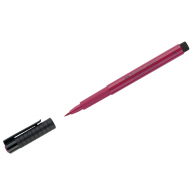 Ручка капиллярная Faber-Castell "Pitt Artist Pen Brush" цвет 127 розовый кармин, кистевая