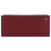   Планинг недатированный 56л., 285*100, бумвинил, BG, бордовый