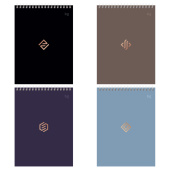 Блокнот А5 40л. на гребне BG "Моноколор. Классика"