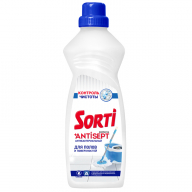 Средство для мытья пола Sorti "Контроль чистоты", антибактериальное, 1л