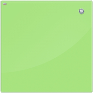 Доска стеклянная магнитно-маркерная 2х3 "Office", 45*45см, зеленая, маркер, 6 магнитов