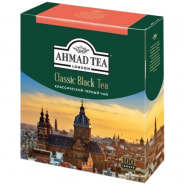 Чай Ahmad Tea "Классический", черный, 100 пакетиков по 2г