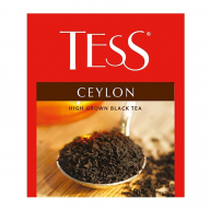 Чай Tess "Ceylon", черный, 100 пакетиков, целлофановый пакет
