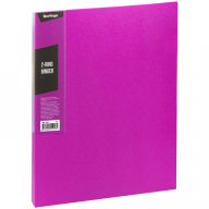 Папка на 2 кольцах Berlingo "Color Zone", 35мм, 600мкм, розовая