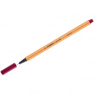 Ручка капиллярная Stabilo "Point 88" темно-красная, 0,4мм