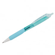 Ручка шариковая автоматическая Uni "Jetstream SXN-101-07FL" синяя, 0,7 мм, грип, бирюзовый корпус