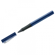 Ручка капиллярная Faber-Castell "Grip 2010", синяя, светло-голубой корп.