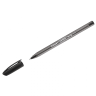 Ручка шариковая Luxor "InkGlide 100 Icy" черная, 0,7мм, трехгран.