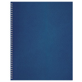   Тетрадь 96л., А4, клетка на гребне BG, бумвинил, синий