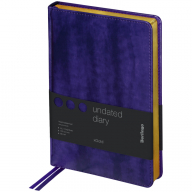 Ежедневник недатир. A5, 160л., кожзам, Berlingo "xGold", зол. срез, фиолетовый