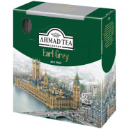 Чай Ahmad Tea "Earl Gray", черный с бергамотом, 100 фольг. пакетиков по 2г