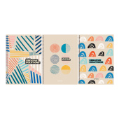   Тетрадь 80л., А4, клетка, на гребне BG "Creative solutions"