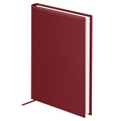   Ежедневник недатированный, А6, 160л., твердый переплет, балакрон "Ariane. Dark red", красный