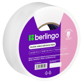   Клейкая лента двусторонняя Berlingo, 50мм*8м, на вспененной основе, 1мм