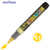   Маркер меловой MunHwa "Black Board Marker" желтый, 3мм, водная основа