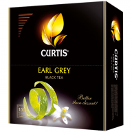 Чай Curtis "Earl Grey",  черный, 100 пакетиков по 2г сашет