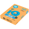 Бумага А4 500л IQ COLOR оранжевый неон