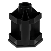 Настольная подставка Стамм "Maxi Desk", вращающаяся, черный/белый/серый