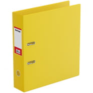 Папка-регистратор Berlingo, 70мм, ПВХ, с карманом на корешке, желтая