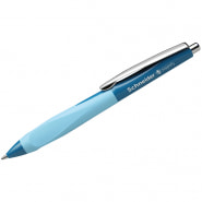 Ручка шариковая автоматическая Schneider "Haptify" синяя, 1,0мм, грип, бирюзовый корпус