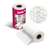   Салфетки универсальные York "Соты", 22,5*25 см, 100шт, в рулоне, 40 г/м2,30% вискоза, 70% полиэфир