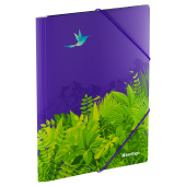   Папка на резинке Berlingo "Flower Art" А4, 600мкм, с рисунком