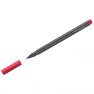 Ручка капиллярная Faber-Castell "Grip Finepen" карминная, 0,4мм, трехгранная