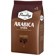 Кофе в зернах Paulig "Arabica Dark Roast", вакуумный пакет, 1кг