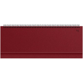   Планинг недатированный, 56л., 330*130мм, балакрон, BG "Ariane. Dark red"