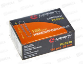 Скрепки LAMARK 28мм 100шт к/у, никел., PC0210 