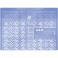 Папка-конверт на липучке Berlingo "Starlight S", А4, 180мкм, пастель, фиолетовая