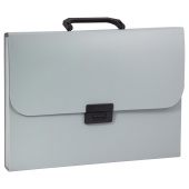 Папка-портфель 13 отделений OfficeSpace, A4, 330*235*40мм, 700мкм, серый