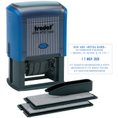   Датер самонаборный Trodat, пластик, 6стр., 4мм, 2 кассы (188617)