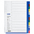 Разделитель листов OfficeSpace А4, 12 листов, цифровой 1-12, цветной, пластиковый