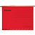Подвесная папка Esselte "Pendaflex Plus Foolscap", 240*412мм, картон, 210г/м2, красная