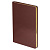   Ежедневник недатированный, А5, 136л., твердый переплет, кожзам, BG "Windsor. Dark red", красный, фольгированный срез
