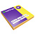 Самоклеящийся блок Berlingo "Ultra Sticky", 75*75мм, 100л, 4 неоновых цвета